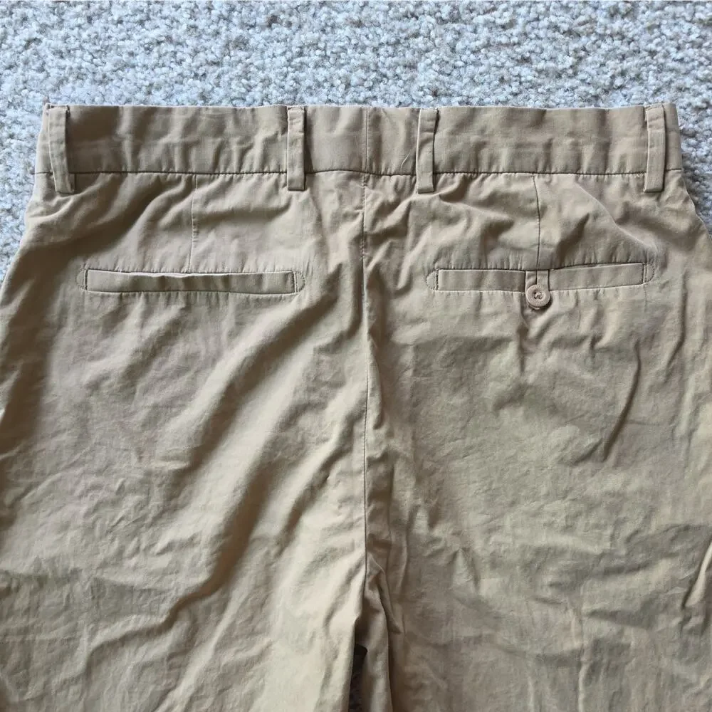 Banana Republic Beige Khaki Chino Pants - Men's Size 32 X 30 Stretch